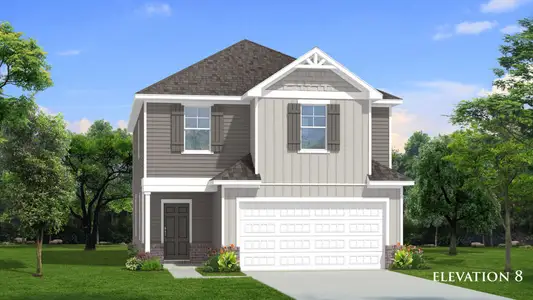 New construction Single-Family house 45 Geranium Ln, Covington, GA 30016 plan Reagan - image