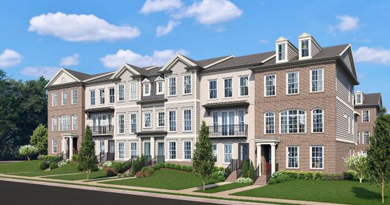 New construction Townhouse house 1239 Waterhaven Blvd, Cumming, GA 30041 plan The Grayson III - OR - image