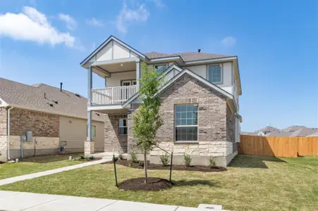 New construction Single-Family house 709 Paddock Ln, Georgetown, TX 78626 plan Jensen First - image