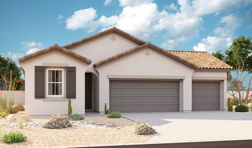 New construction Single-Family house 18583 W. Swayback Pass, Surprise, AZ 85387 Emerald- photo 0