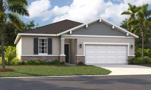New construction Single-Family house 1733 Blue Lagoon Cir, Mascotte, FL 34753 plan The Portland - image
