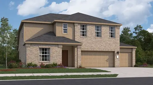 New construction Single-Family house 1005 Ascari Ct, Hutto, TX 78634 plan Hudson - image