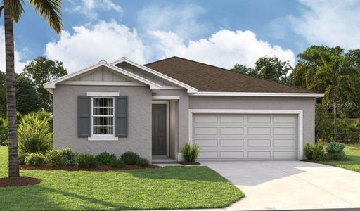 New construction Single-Family house 858 Ballantyne Drive, Lake Wales, FL 33898 Olive- photo 0