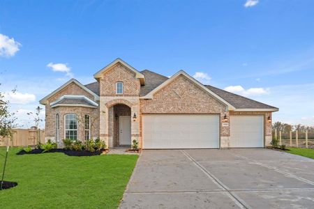 New construction Single-Family house 11506 Youngquist Drive, Mont Belvieu, TX 77535 Brighton- photo 0