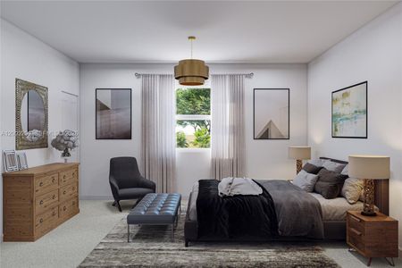 New construction Single-Family house 19659 Sw 337 Ter, Homestead, FL 33034 plan Elm - image