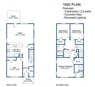 New construction Single-Family house 636 Farcroft Trl, Roebuck, SC 29376 plan 1692 Townhome - image