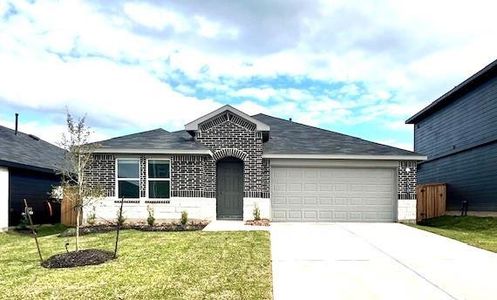 New construction Single-Family house 40750 Rosemary Rain Lane, Magnolia, TX 77354 Seabrook- photo 0