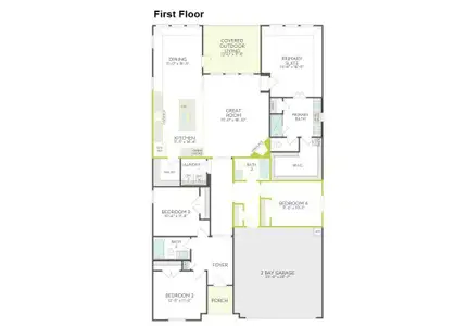 New construction Single-Family house 2608 Prairie Willow Ln, Mansfield, TX 76063 plan Mila - image