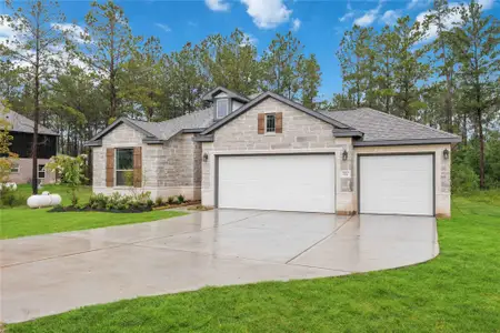 New construction Single-Family house 13336 Wichita Fall Trail Rd, Conroe, TX 77303 plan Harrison - image