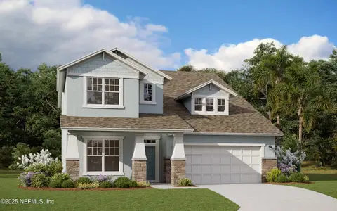 New construction Single-Family house 289 Brook Forest Dr, St. Augustine, FL 32092 plan Rosewood - image