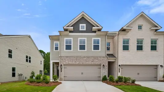 New construction Townhouse house 222 Abbotts Crossing Cir, Conyers, GA 30094 plan Luca - image