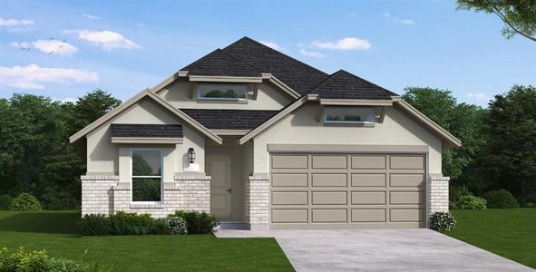 New construction Single-Family house 8420 International Falls Dr, Porter, TX 77365 Yorktown- photo 0