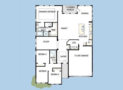 New construction Single-Family house 9032 Heronry Wy, Magnolia, TX 77362 plan The Wildflower - image 5