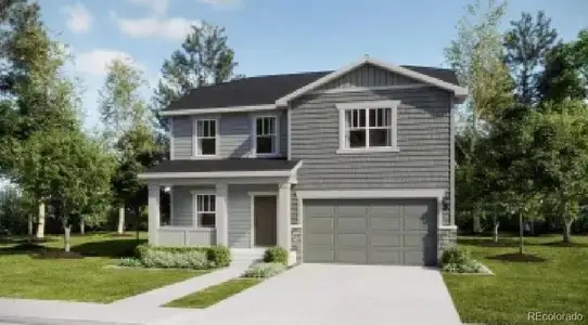 New construction Single-Family house 45907 Mill Ave, Bennett, CO 80102 plan Oliver - image