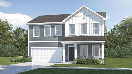 New construction Single-Family house 562 Roy Adams Rd, Angier, NC 27501 Brunswick III- photo 0
