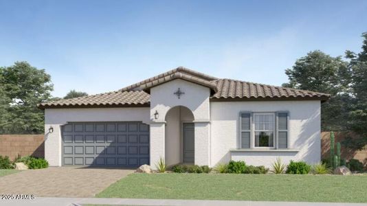 New construction Single-Family house 23206 W Tamarisk Ave, Buckeye, AZ 85326 plan Juniper Plan 4584 - image