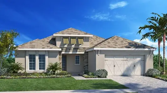 New construction Single-Family house 7923 Waterbend Trl, Sarasota, FL 34240 plan Weatherly - image