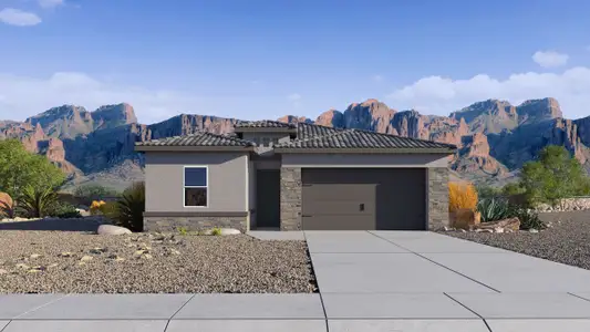 New construction Single-Family house 6967 W Pinnacle Vista Dr, Peoria, AZ 85383 plan Amherst - image