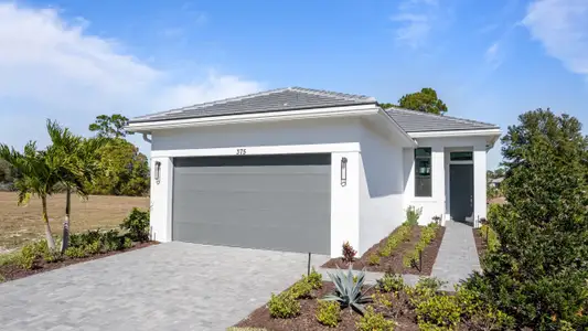 New construction Single-Family house 375 Se Via, Port St. Lucie, FL 34952 plan Allison - image