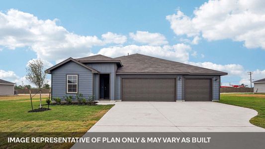 New construction Single-Family house 130 Great Northern Dr, Cedar Creek, TX 78612 plan The Courtland - image