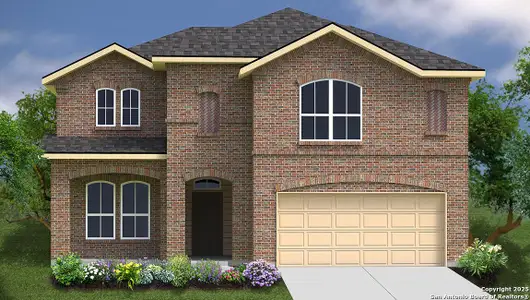 New construction Single-Family house 21003 Stonework Spur, San Antonio, TX 78266 plan The Boerne - image