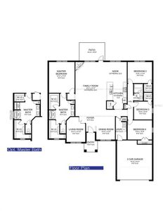 2557 sq ft model Craftsman Elevation.  These are side entry garages. Not front entry as rendering shows