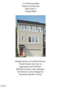 New construction Townhouse house 2362 Bay Minette Station, Apex, NC 27502 Hyde Park - Front Entry Townhomes- photo 0