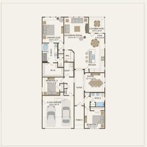 Pulte Homes, McKinney floor plan