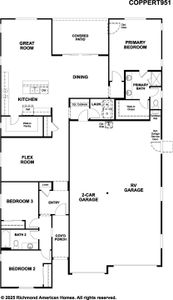 New construction Single-Family house 3091 W Ina Rd, Tucson, AZ 85741 plan Copper - image 3