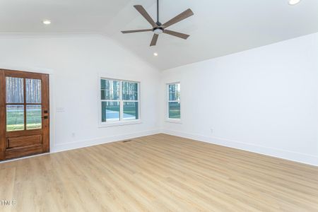 Living Room w/ Vaulted Ceiling