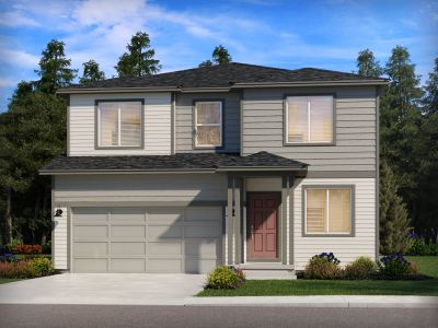 New construction Single-Family house 6691 Roundtail Wy, Colorado Springs, CO 80925 plan The Juniper - image