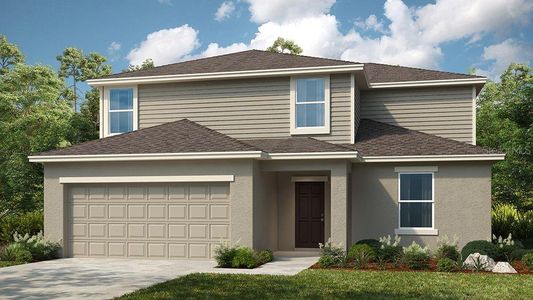 New construction Single-Family house 13284 Tropical Breeze Way, Hudson, FL 34669 Azalea- photo 0