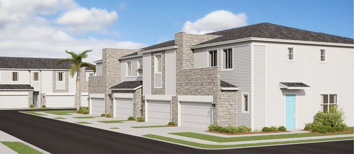 New construction Townhouse house 240 Nine Iron Drive, Davenport, FL 33896 - photo 0