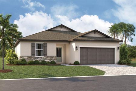 New construction Single-Family house 13810 Bertrand Ave, Palmetto, FL 34221 plan Panama - image