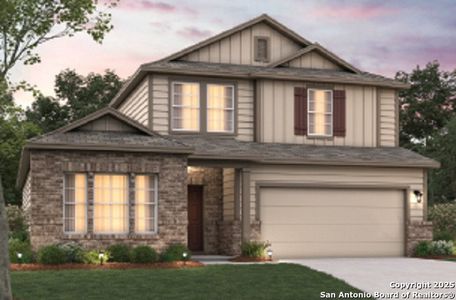 New construction Single-Family house 1164 Limestone Rdg, Seguin, TX 78155 plan Barbosa - image