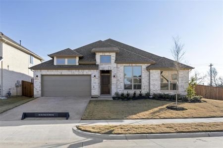 New construction Single-Family house 3410 Verbena Crossing, Melissa, TX 75454 Brighton- photo 0