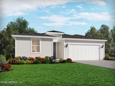 New construction Single-Family house 69 Ararat Dr, Palm Coast, FL 32137 plan Orchid - image