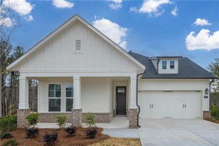 New construction Single-Family house 2021 Ripple Park Bend, Canton, GA 30114 The Hasting Ranch- photo 0