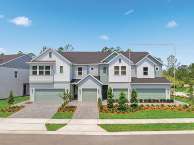 New construction Townhouse house Daytona Beach, FL 32117 plan The Creekbend - image