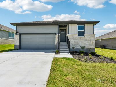 New construction Single-Family house 112 Hayburner Rd, Burnet, TX 78611 plan The Briscoe (820) - image