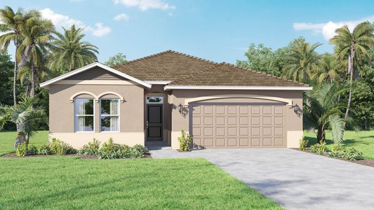 New construction Single-Family house 2672 Indian River Pkwy, Mims, FL 32754 plan Bristol - image
