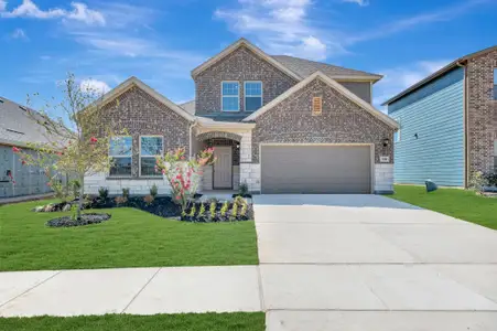 New construction Single-Family house 3308 Kingdom Dr, Denton, TX 76208 plan Barbosa - 40' Smart Series - image