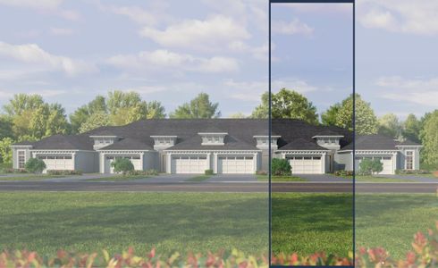 New construction Townhouse house 100 Plantation Bay Dr, Ormond Beach, FL 32174 plan Blossom III - Townhome Series - image