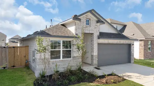 New construction Single-Family house 25608 Wheat Seed Ln, Elgin, TX 78621 plan Kenzo - image