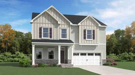 New construction Single-Family house 332 Oakwood Crest Dr, Knightdale, NC 27545 plan Tryon III - image