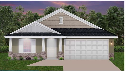 New construction Single-Family house 13279 Gulf Bay Lane, Spring Hill, FL 34609 1512- photo 0