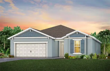 New construction Single-Family house 1105 Canopy View Wy, Minneola, FL 34715 plan Prosperity - image