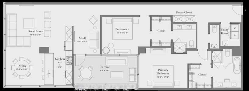 New construction Condo house 7230 E Mayo Blvd, Scottsdale, AZ 85255 plan 2B-03E - image