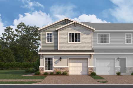 New construction Townhouse house 2504 S Goldenrod Rd, Orlando, FL 32822 plan Granada - image