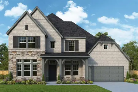 New construction Single-Family house 11834 Bush Tail Ct, Mont Belvieu, TX 77523 The Blanco- photo 0